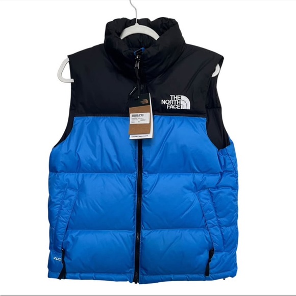 The North Face Other - The North Face Men’s 1996 Retro Nuptse 700 Down Vest Super Sonic Blue NWT Small